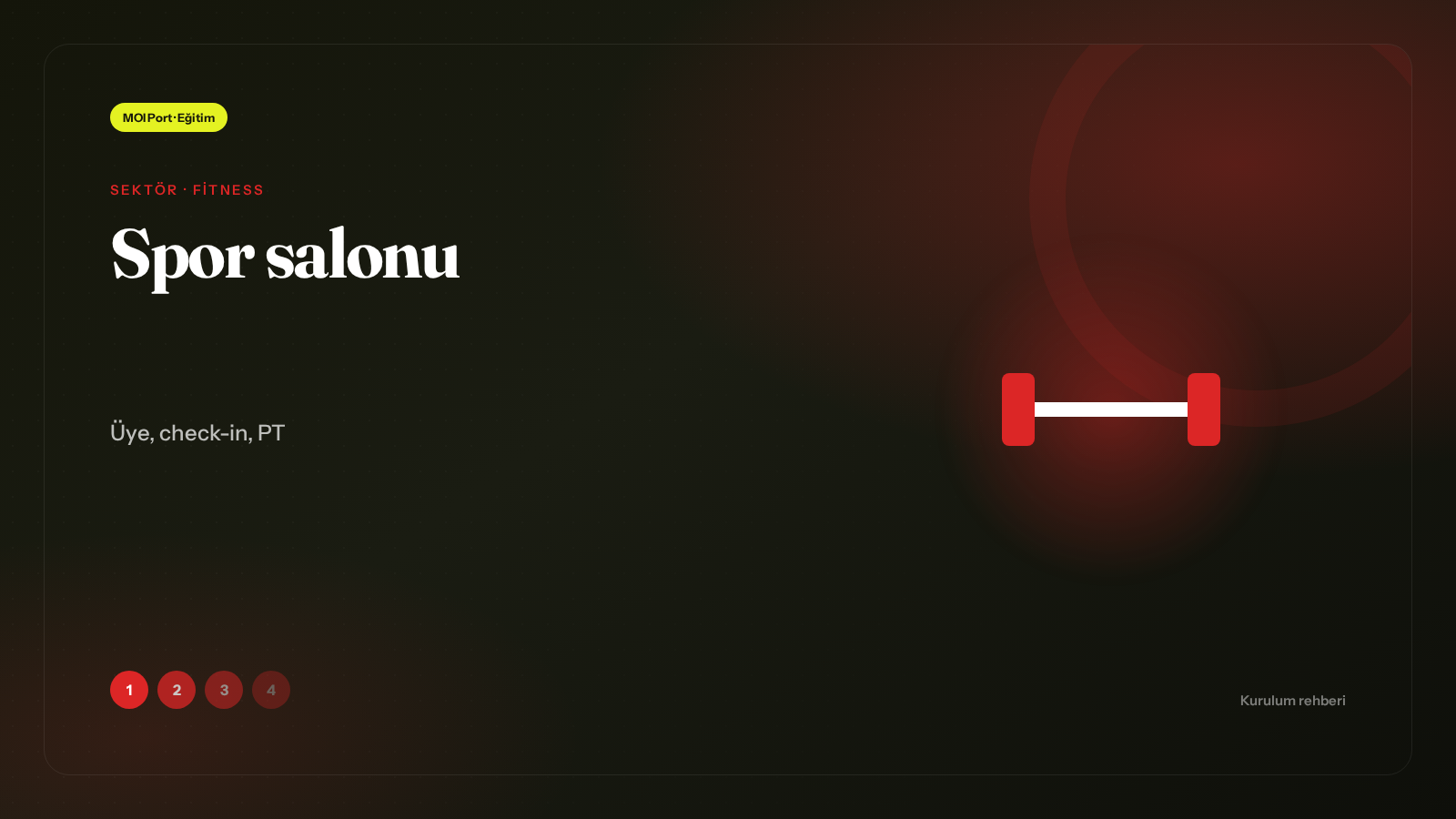Spor salonu paketi