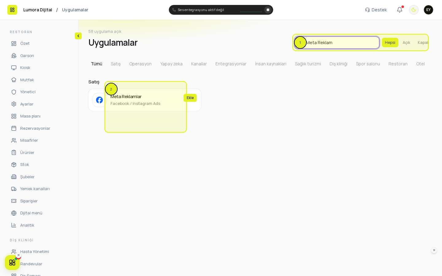 Uygulamalar araması